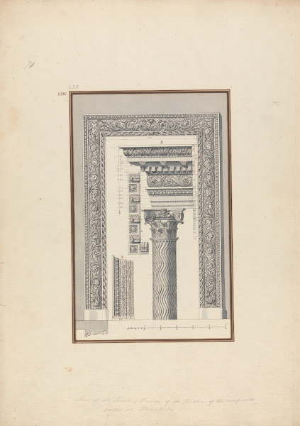 Details of the Theater Composed of the Composite Order at Hierapolis Now Pamukka