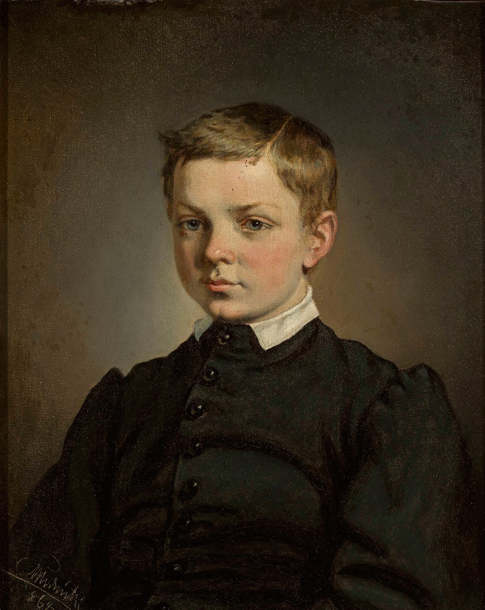Bust portrait of a boy 1864
