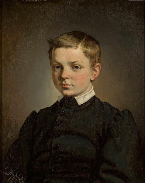 Bust portrait of a boy 1864