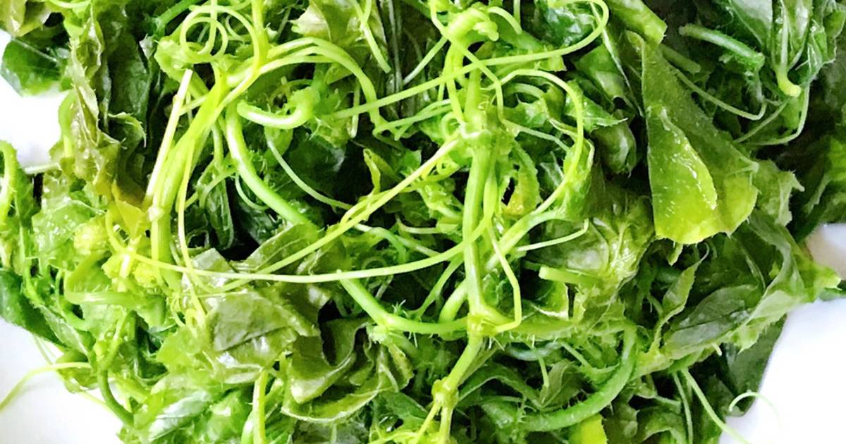 🌱 Đọt Nhãn Lòng Luộc Chấm Nước Muối