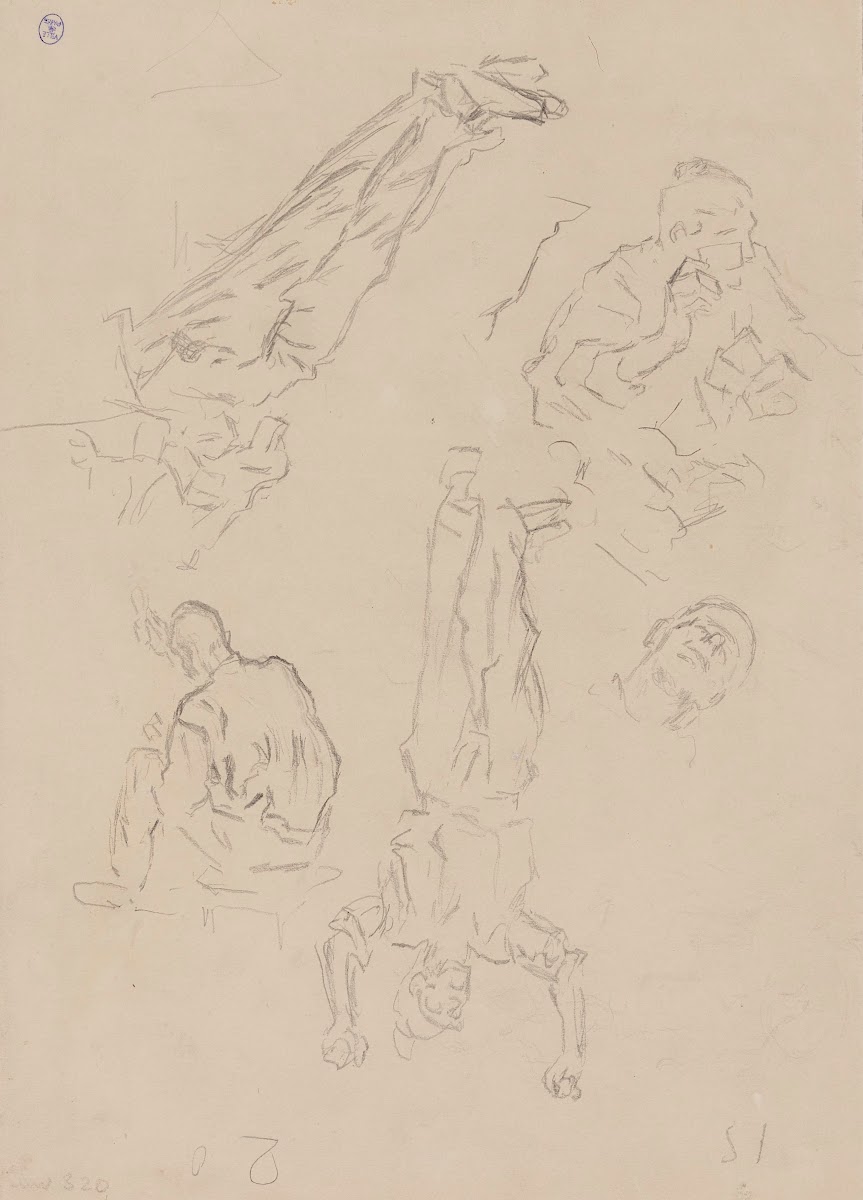 Feuille de croquis guerre anglo boer