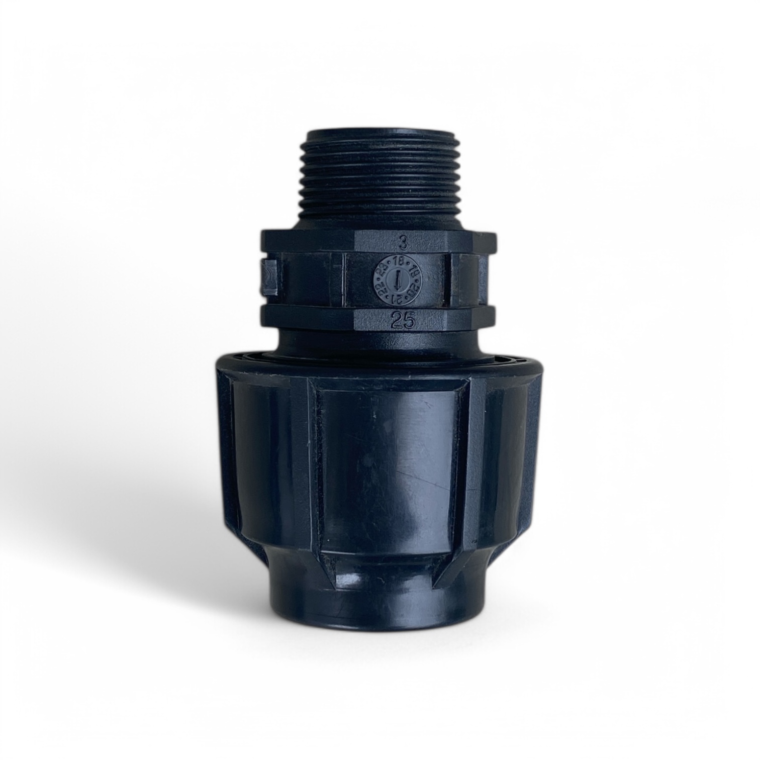 Kindraco PE Compression Coupling Male Adapter