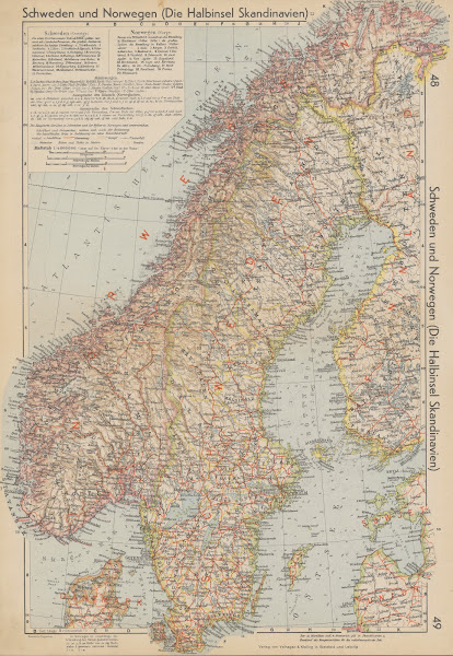 Schweden und Norwegen Die Halbinsel Skandinavien 1940