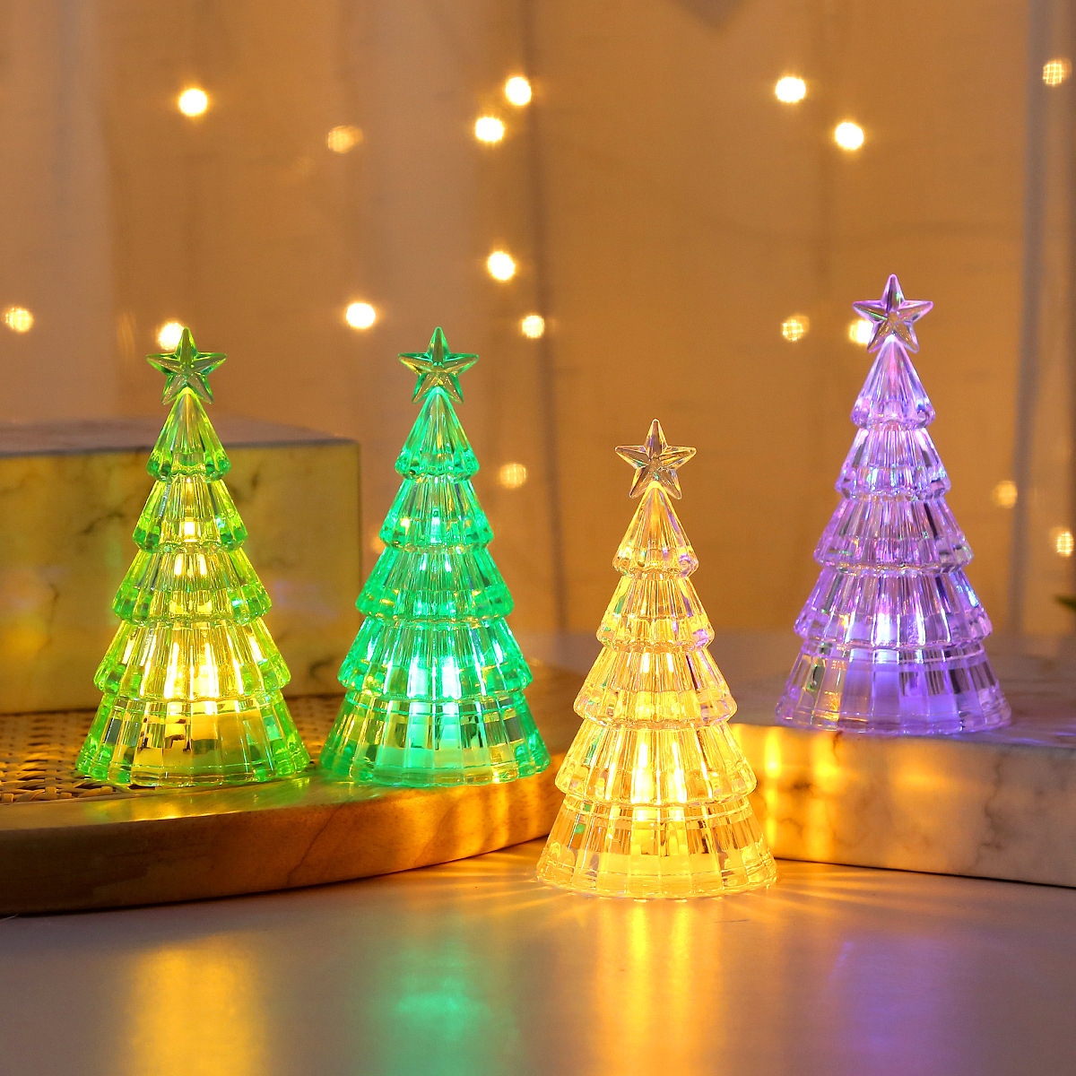 LED-Weihnachtsbaum-Nachtlicht, dekorative Tischleuchte