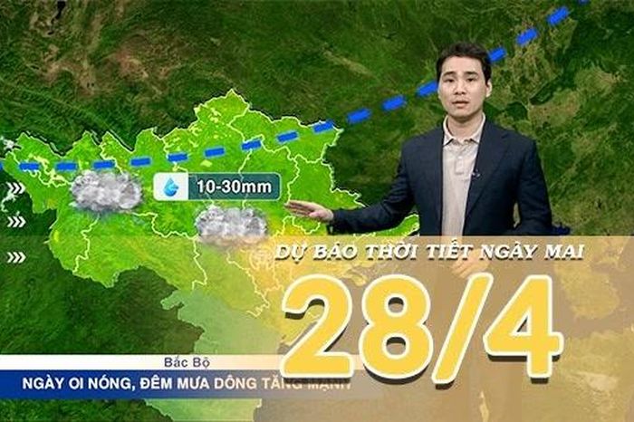 [Video] Dự báo thời tiết đêm nay và ngày mai ngày 28/4/2026: Bắc Bộ sắp đón mưa lớn, Trung Bộ và Nam Bộ có nắng mạnh ban ngày - Báo Nhân Dân