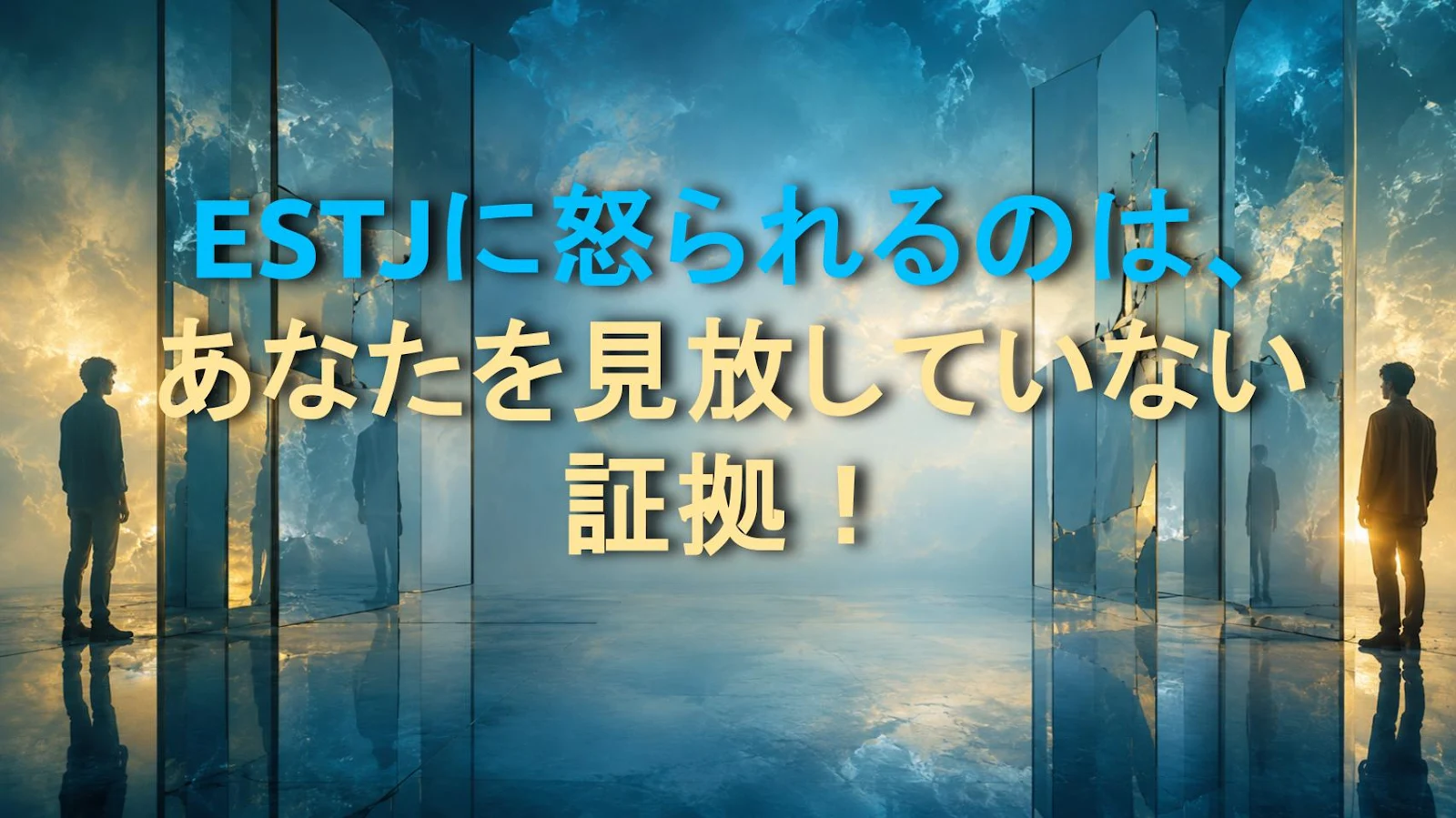 ESTJに怒られるのは、あなたを見放していない証拠！