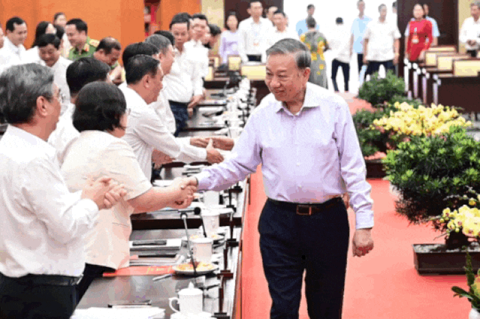 Tổng Bí thư, Chủ tịch nước Tô Lâm làm việc với Ban Thường vụ Thành ủy TPHCM - Báo Sài Gòn Giải Phóng