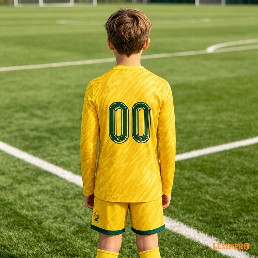 AOP MEG Kids Crew Neck Long Sleeve Jersey + MEG Kids Beach Shorts
