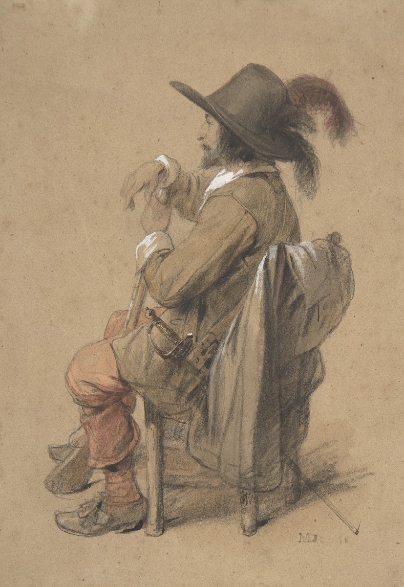 Seated Cavalier mid 19th century