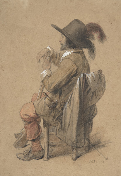 Seated Cavalier mid 19th century