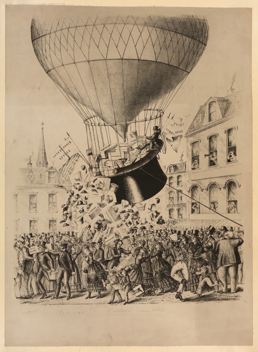 Balloon show bill 1871