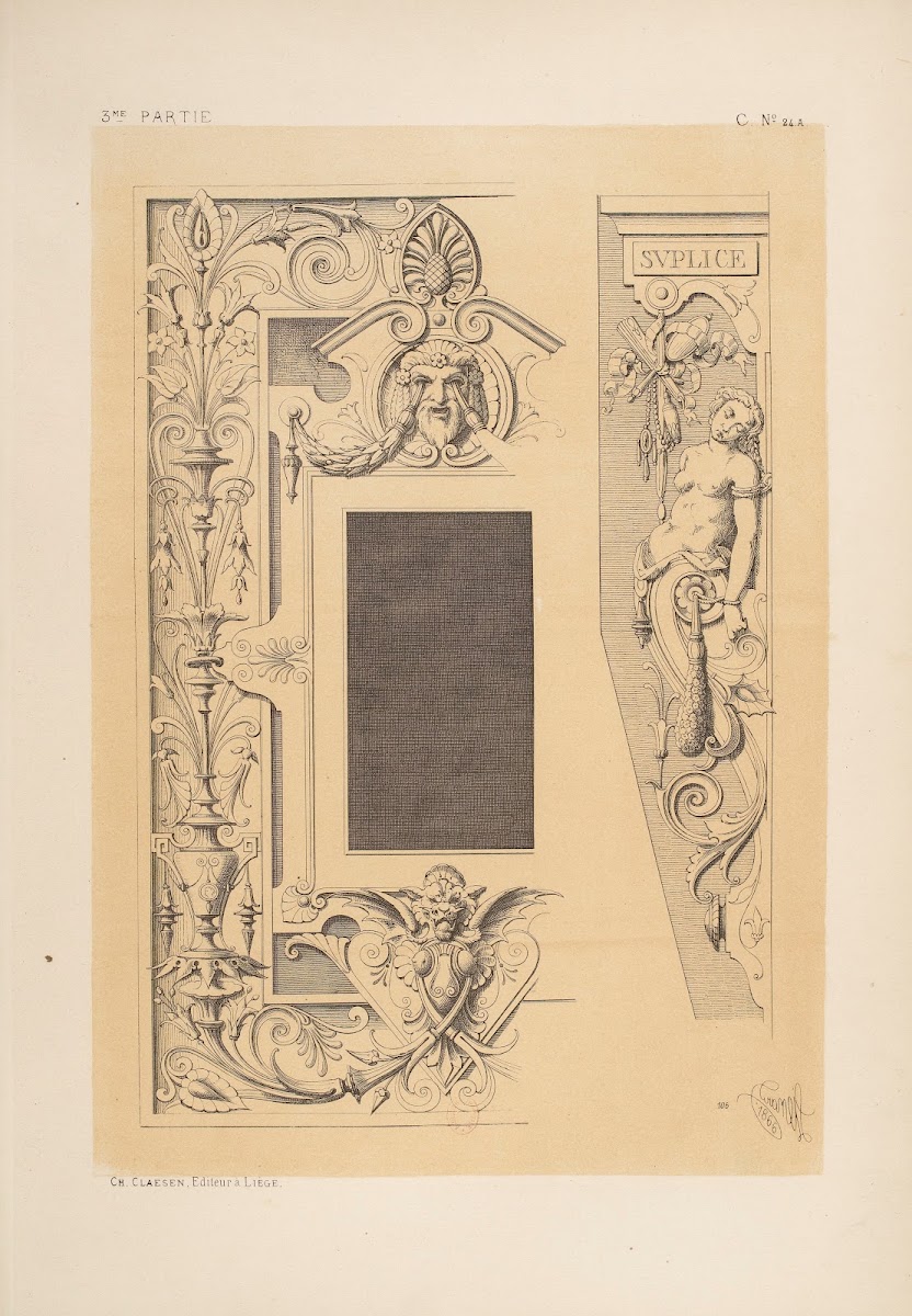 Cadre genre néo grec 1866