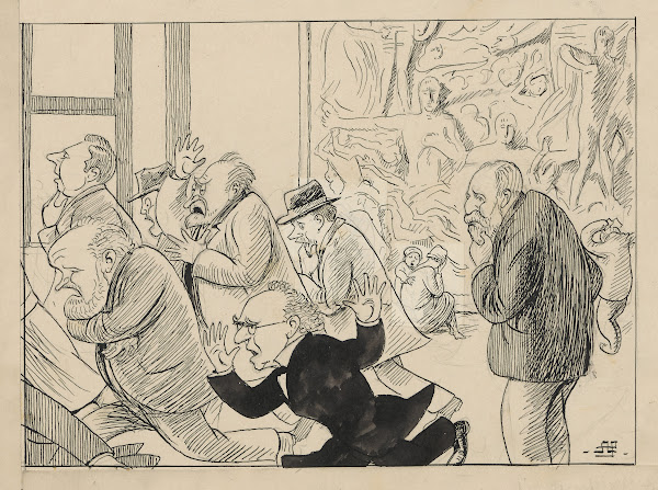 The Audience Flees From A Work Of Art 1928