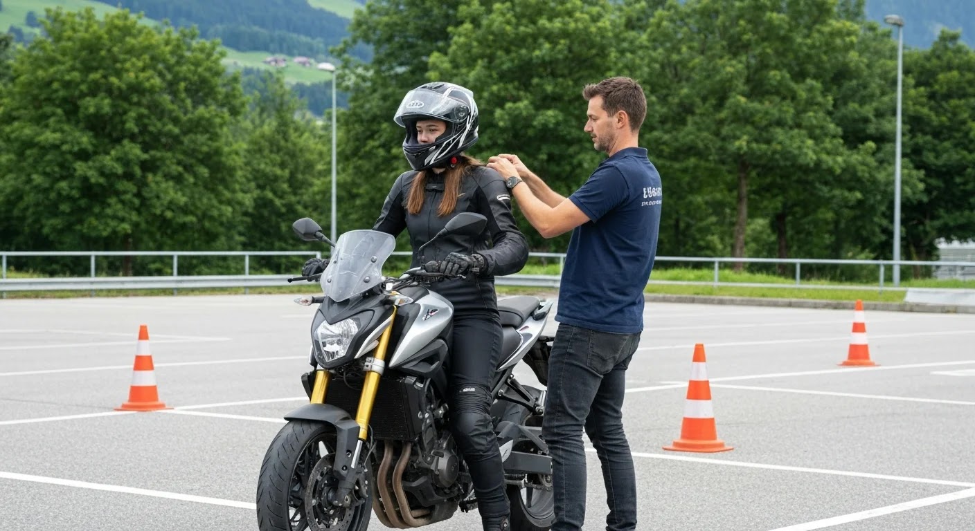 Cours moto sans acheter : location moto incluse