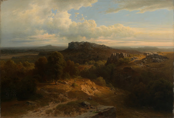 Der Regenstein Im Harz 1860
