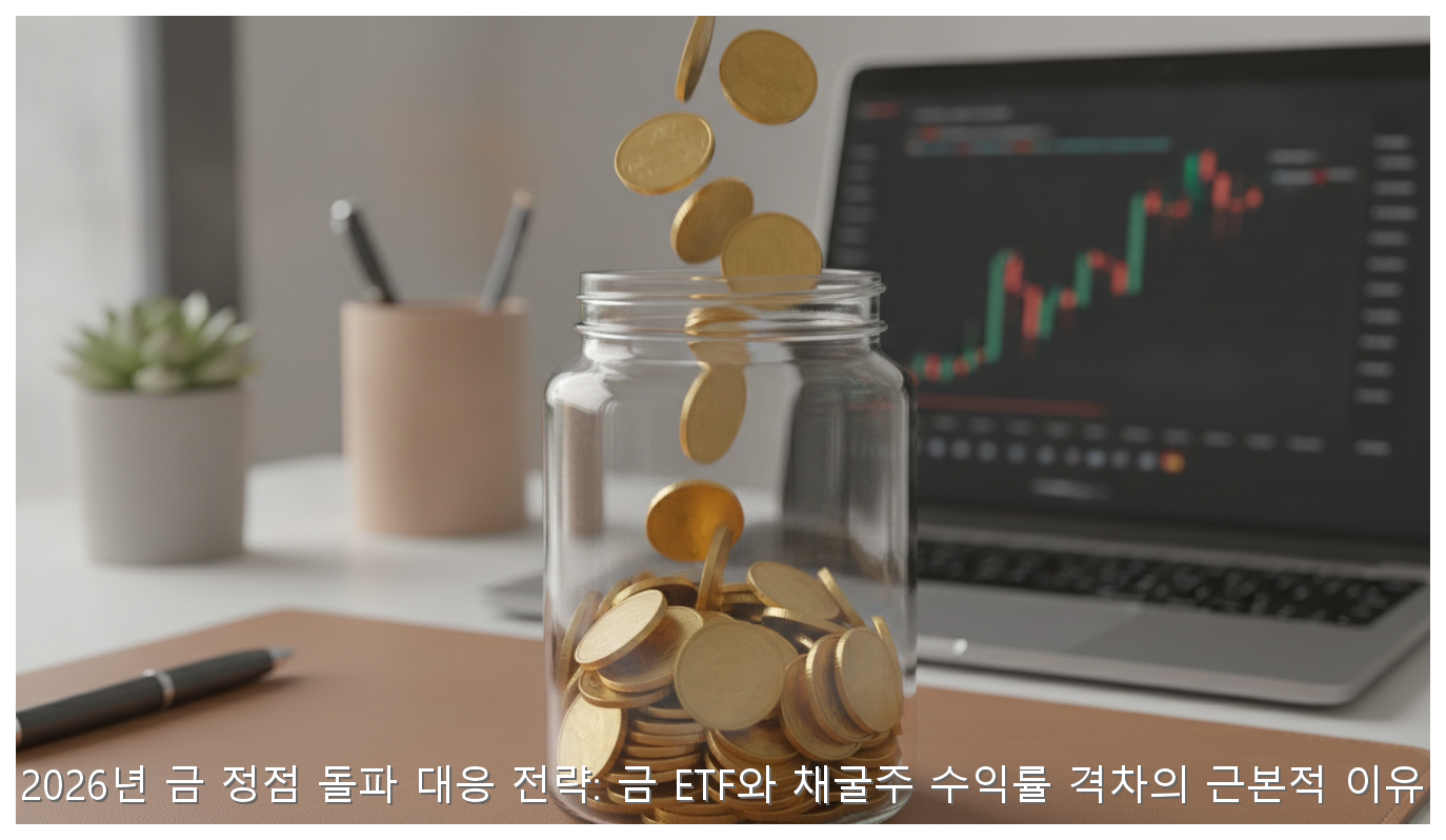 2026년 금 정점 돌파 대응 전략: 금 ETF와 채굴주 수익률 격차의 근본적 이유 핵심 안내 및 분석 인포그래픽 (8)
