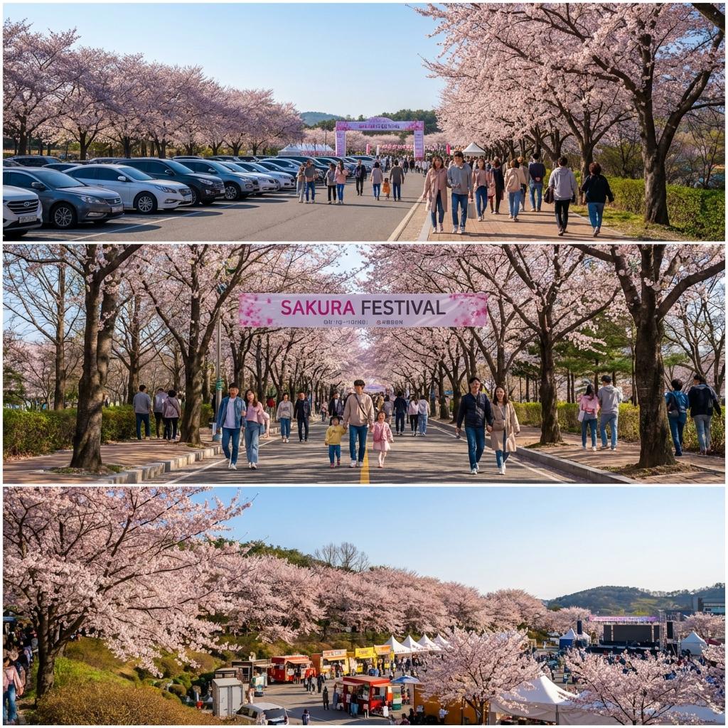 진해 벚꽃 축제 주차 완벽 해법: 주차장 명당 & 셔틀버스 정보 7가지