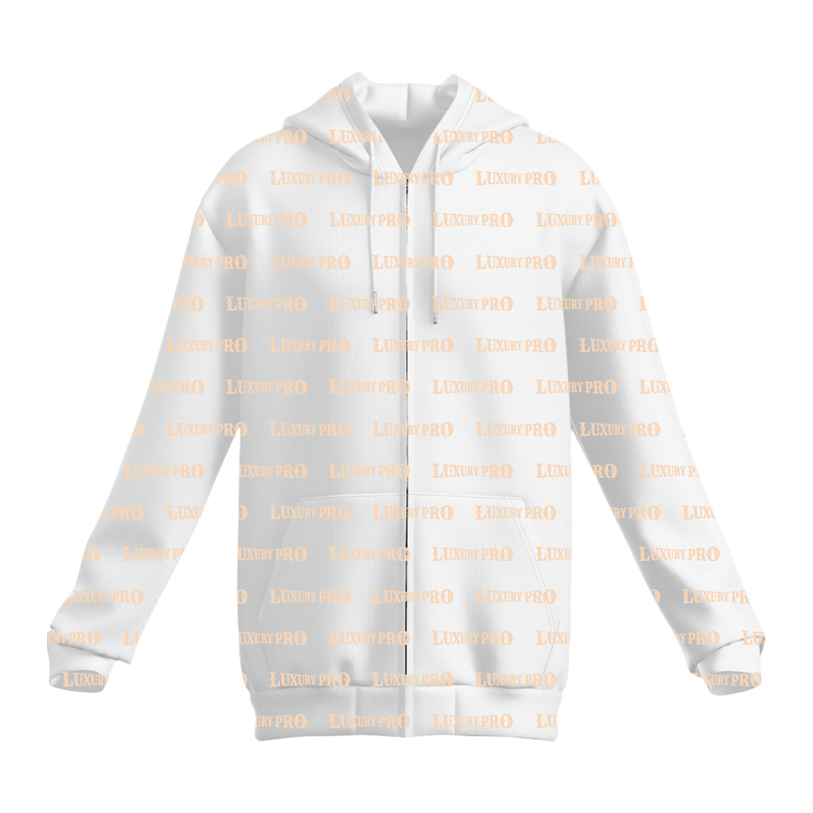 AOP MEG Micro Fleece Children's Zip Hoodie
