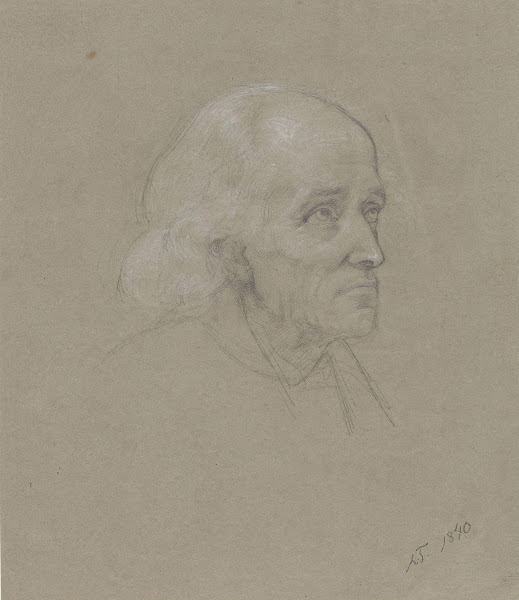 Eldre langhåret mann 1840