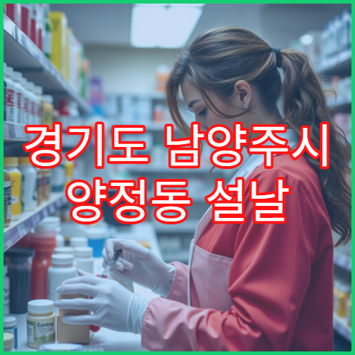 경기도 남양주시 양정동 설날 연휴 당직 약국 운영 여부 확인 가이드