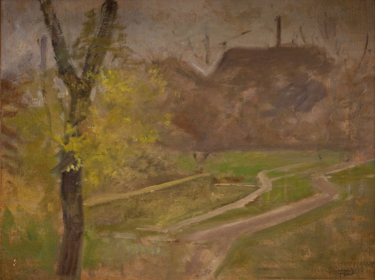 The Garden of Institution des sourds muets 1902