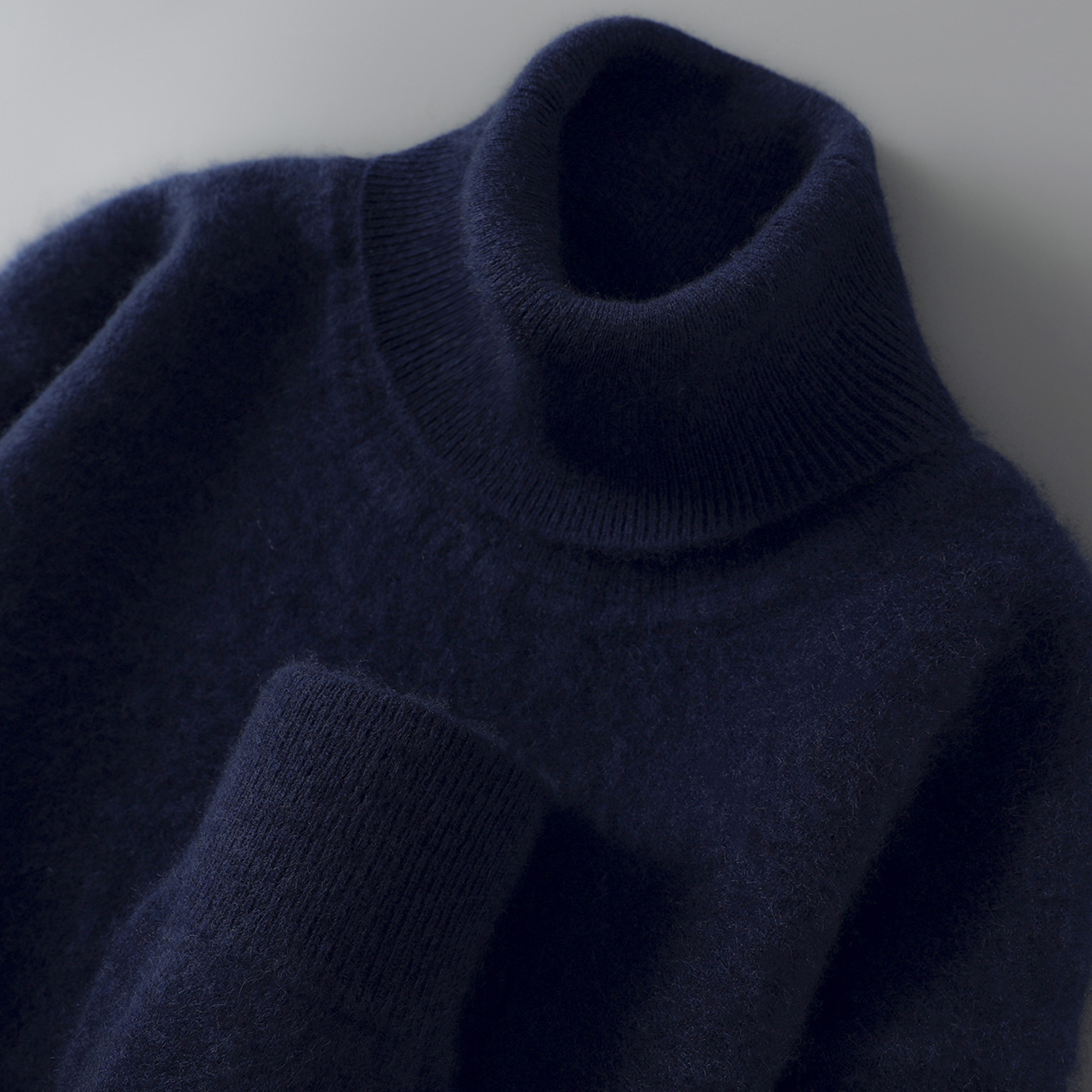 Men's Wool Sweater, 100% Wool, Stand-up Collar, Business Style
