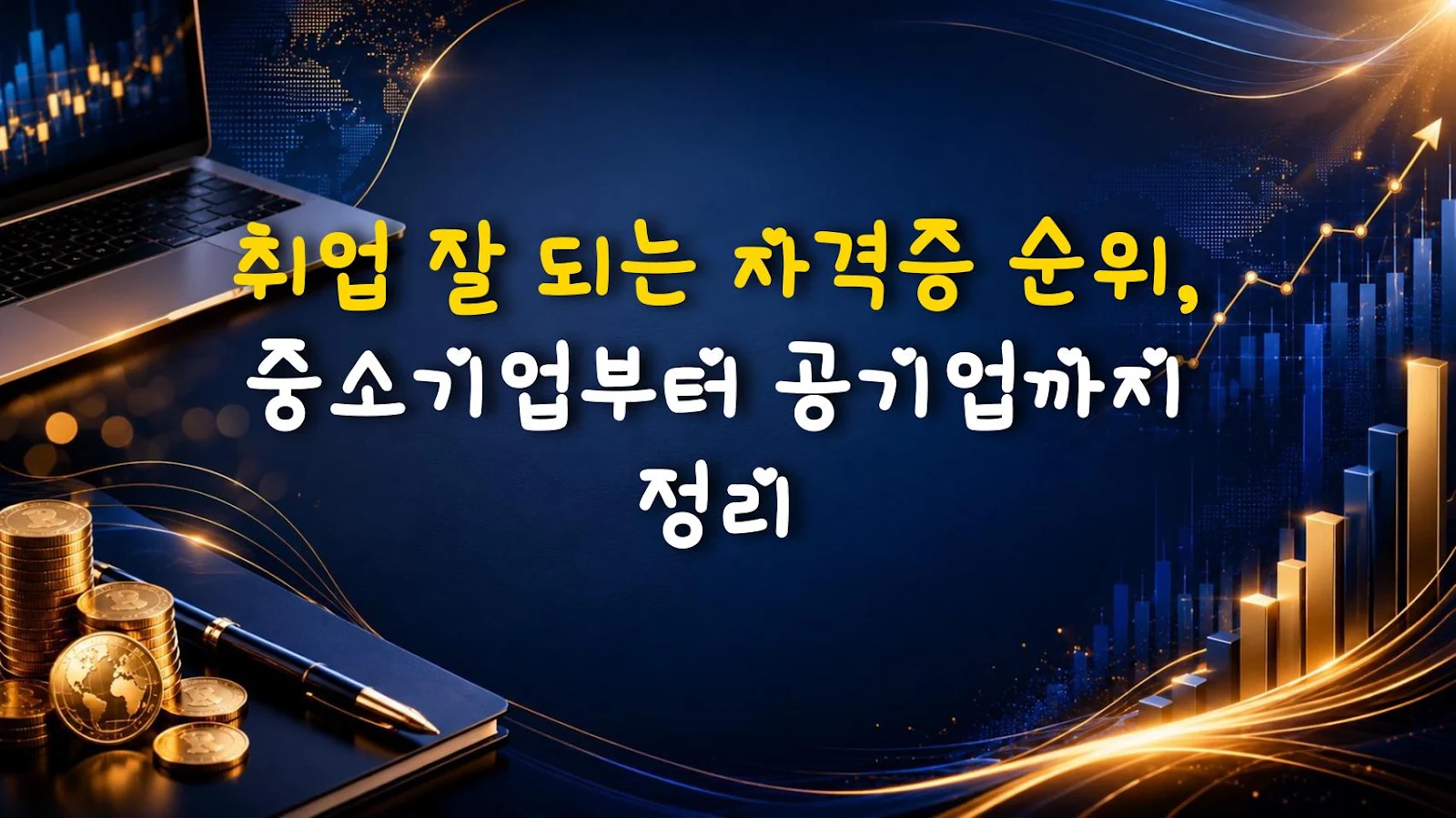취업 잘 되는 자격증 순위, 중소기업부터 공기업까지 정리