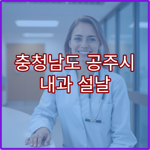 충청남도 공주시 내과 설날 연휴 고혈압·당뇨 응급 관리 가능한 병원