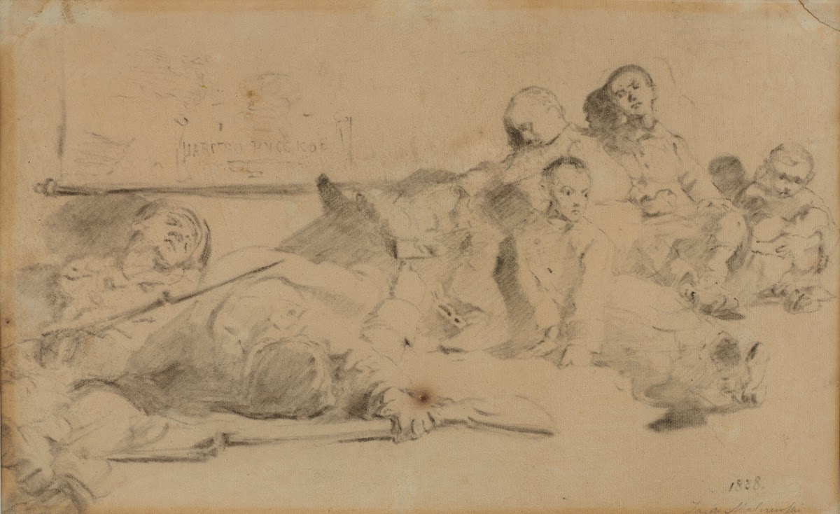 Sketch for Students relegation 1888