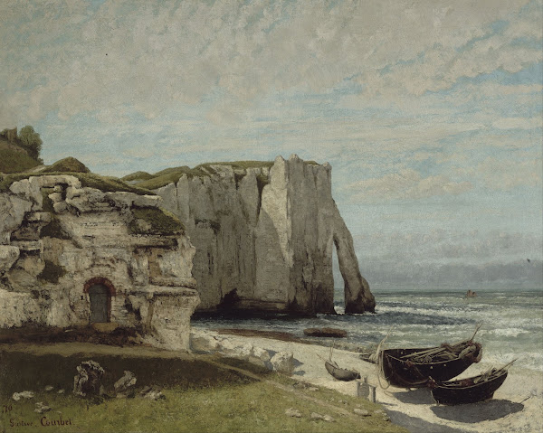 The Etretat Cliffs after the Storm 1870