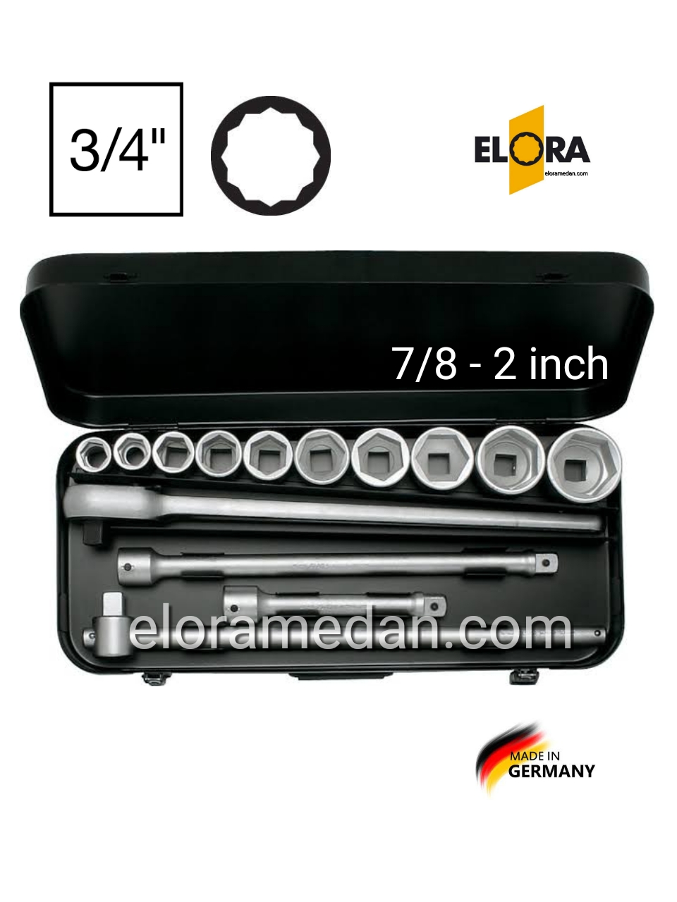 socket sets 3/4