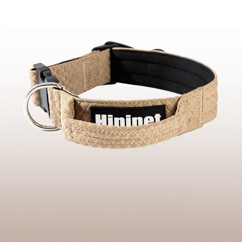 Verstärktes Halsband mit Nackenschutz für große Hunde