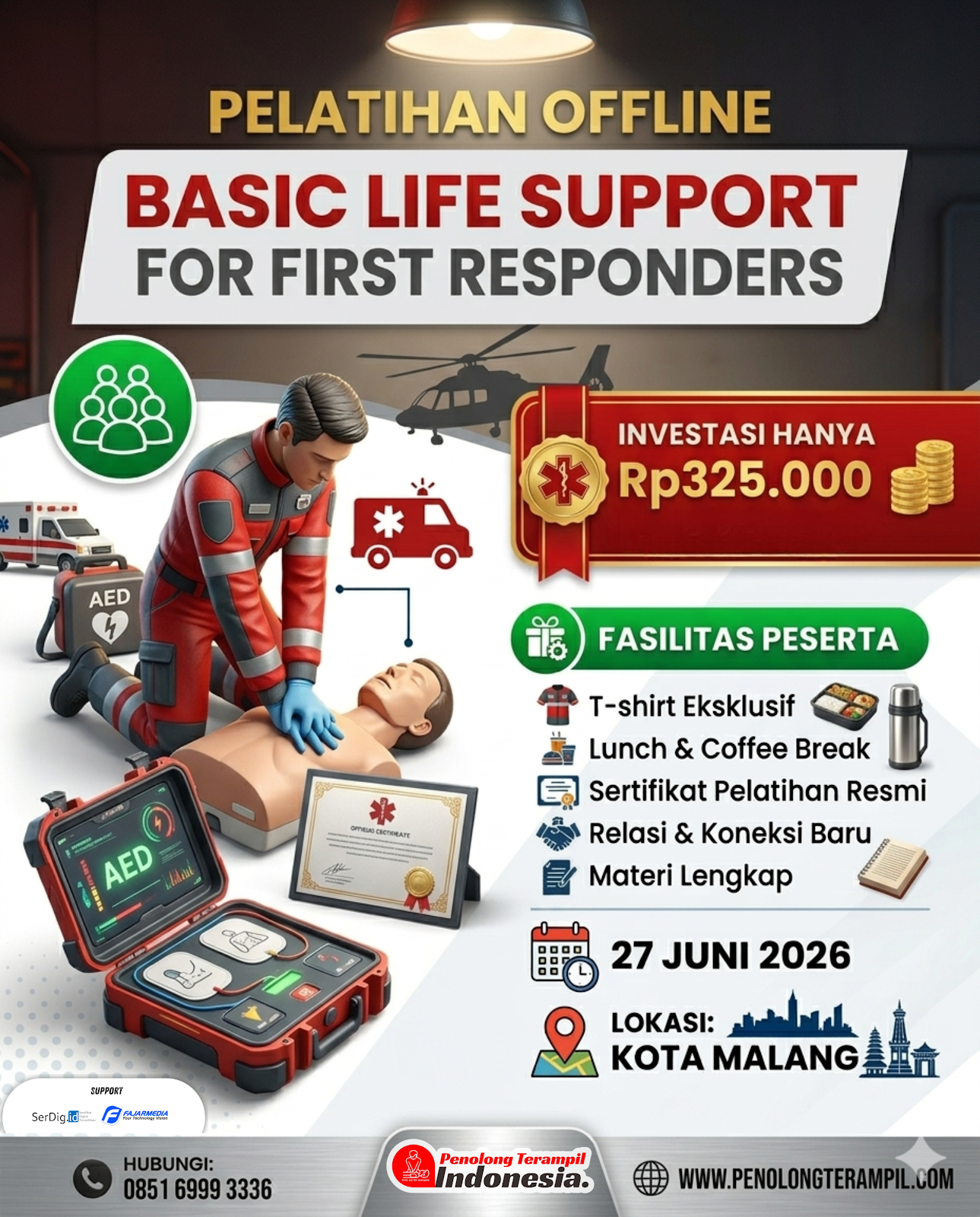 Pelatihan Pelatihan BLS For Profesional Responders