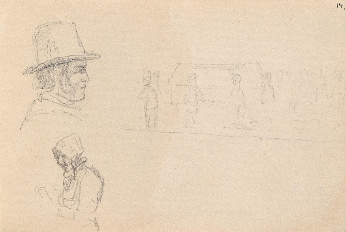 Figurstudier 1852