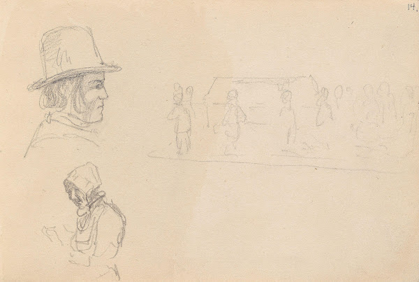 Figurstudier 1852