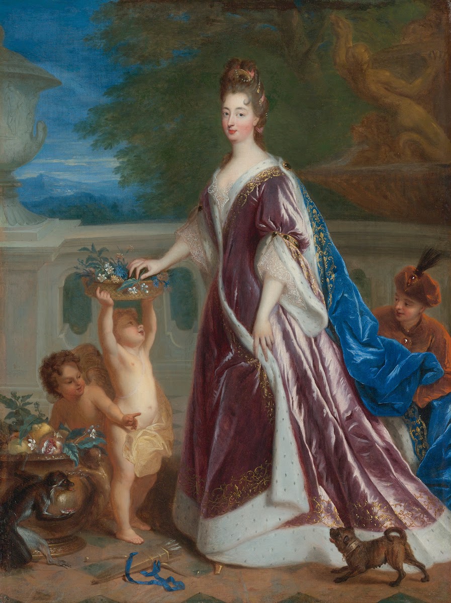 Portrait Of Elisabeth Charlotte De Bavière The Princess Palatine