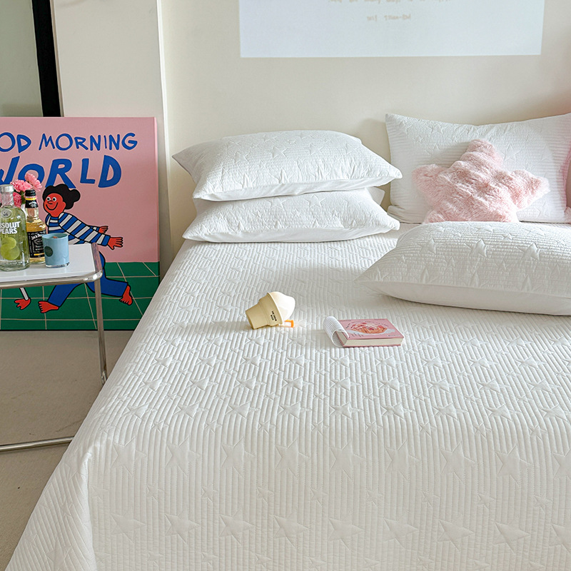Cotton bedspread 3-piece, quilted