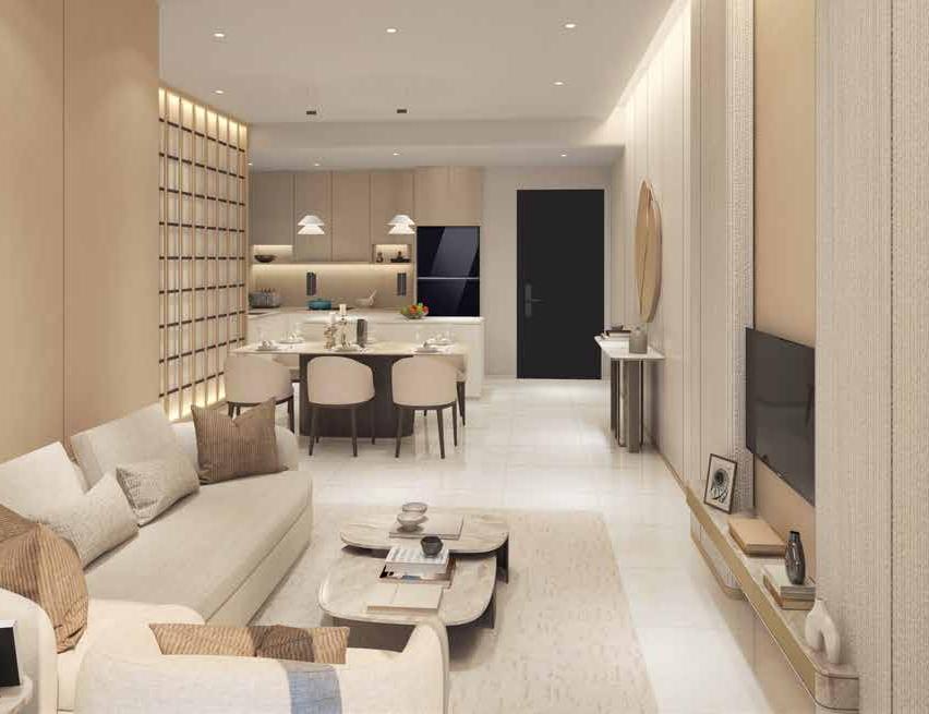 Aras Residences — living dining area