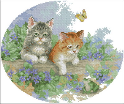 DIM00332 Playful Kittens
