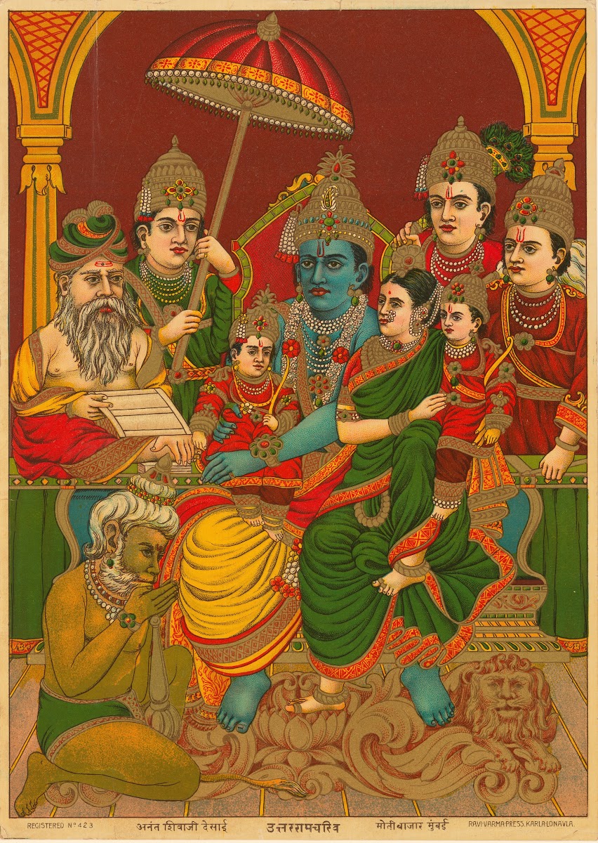 Uttara Rama Charitra The Assembly of Rama ca 1910
