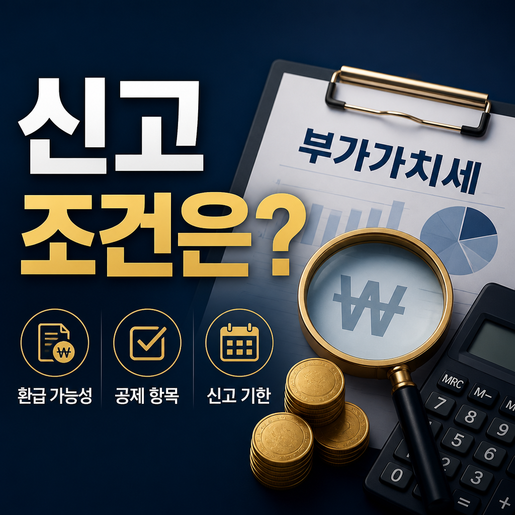 부가가치세 신고 방법 5가지 조건과 서류