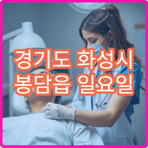 경기도 화성시 봉담읍 일요일 이비인후과 병원 안내 주말 이비인후과 위치