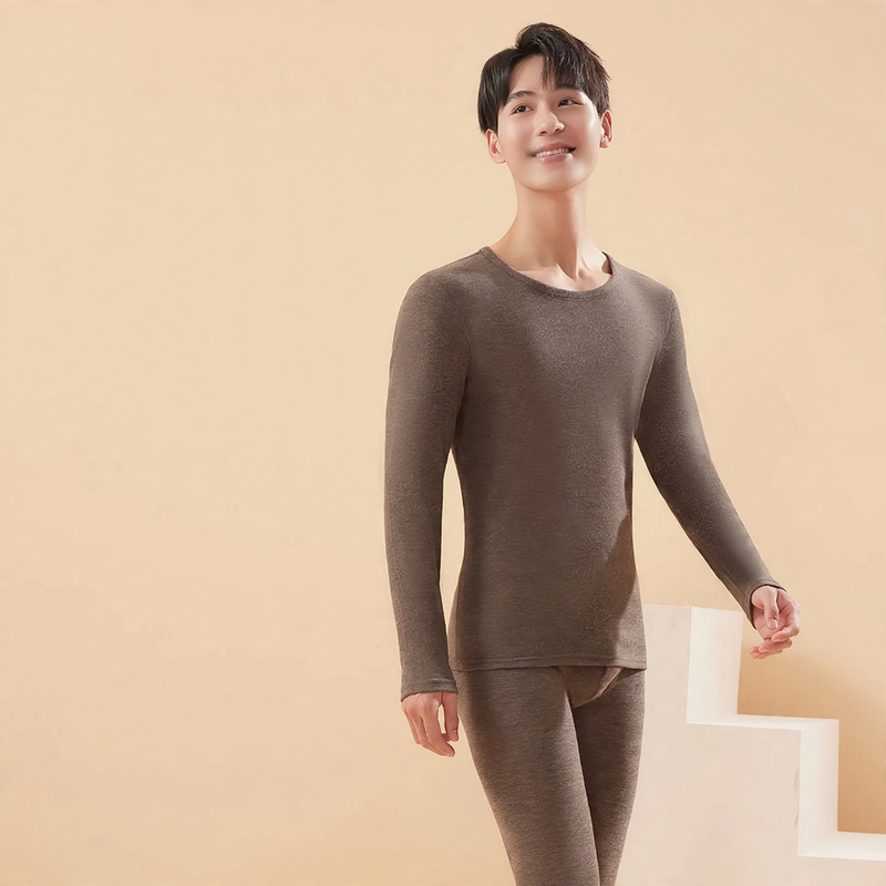 Thermal underwear set with cashmere and silk