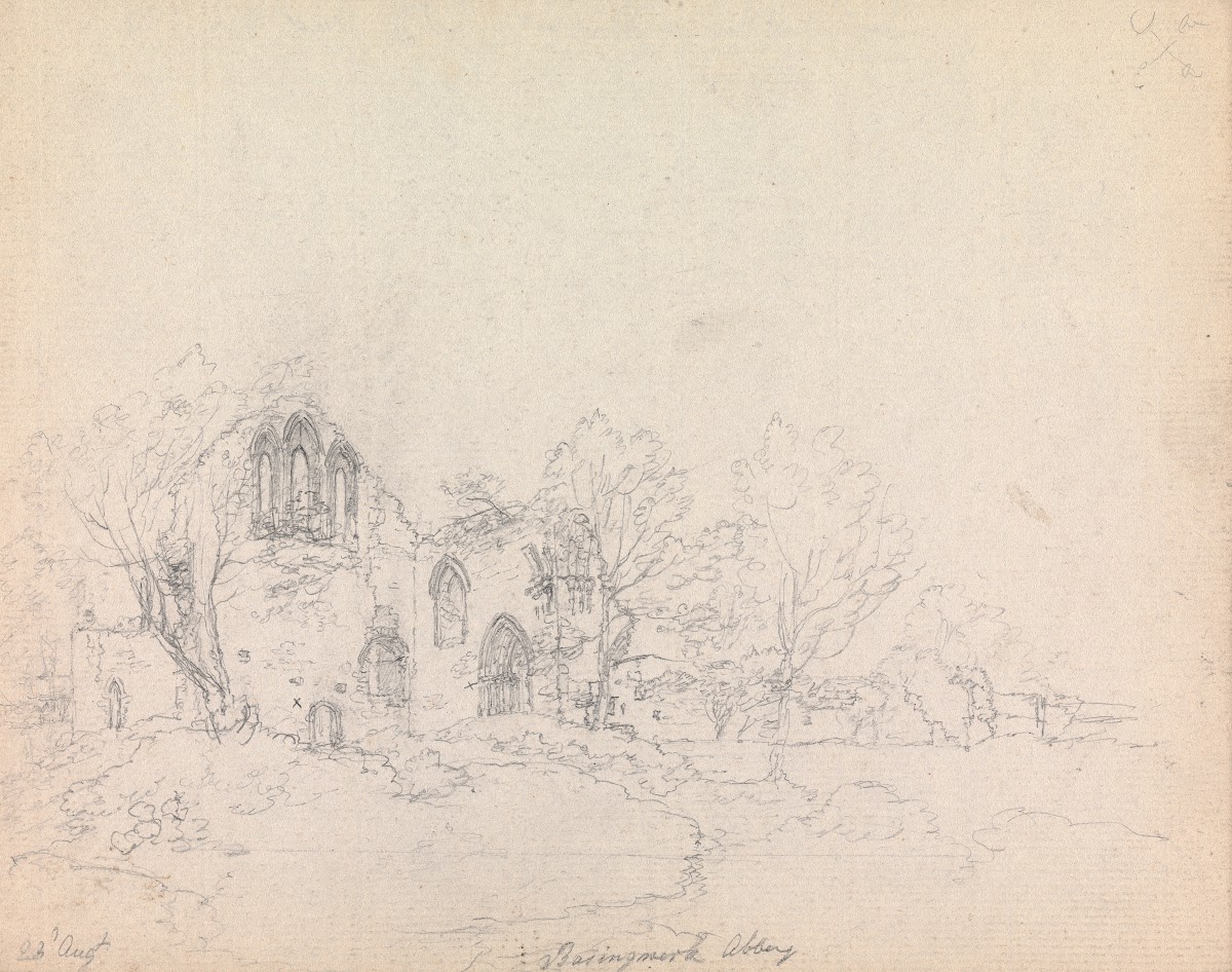 Basingwerk Abbey Wales 1791