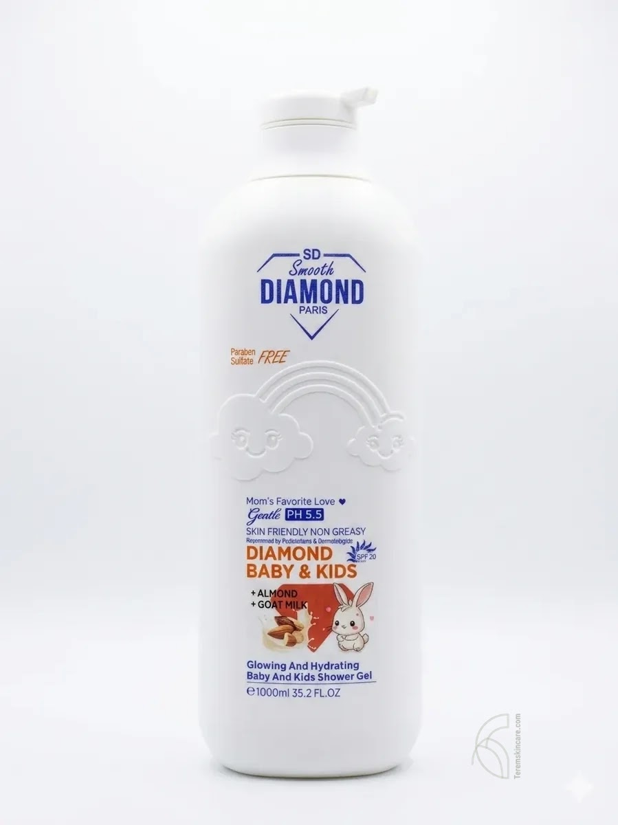Smooth Diamond Glowing and Hydrating Baby and Kids Shower Gel