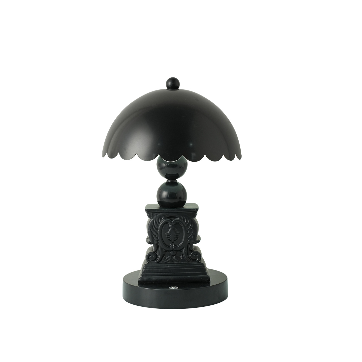 Classic Column Table Lamp with Relief Details