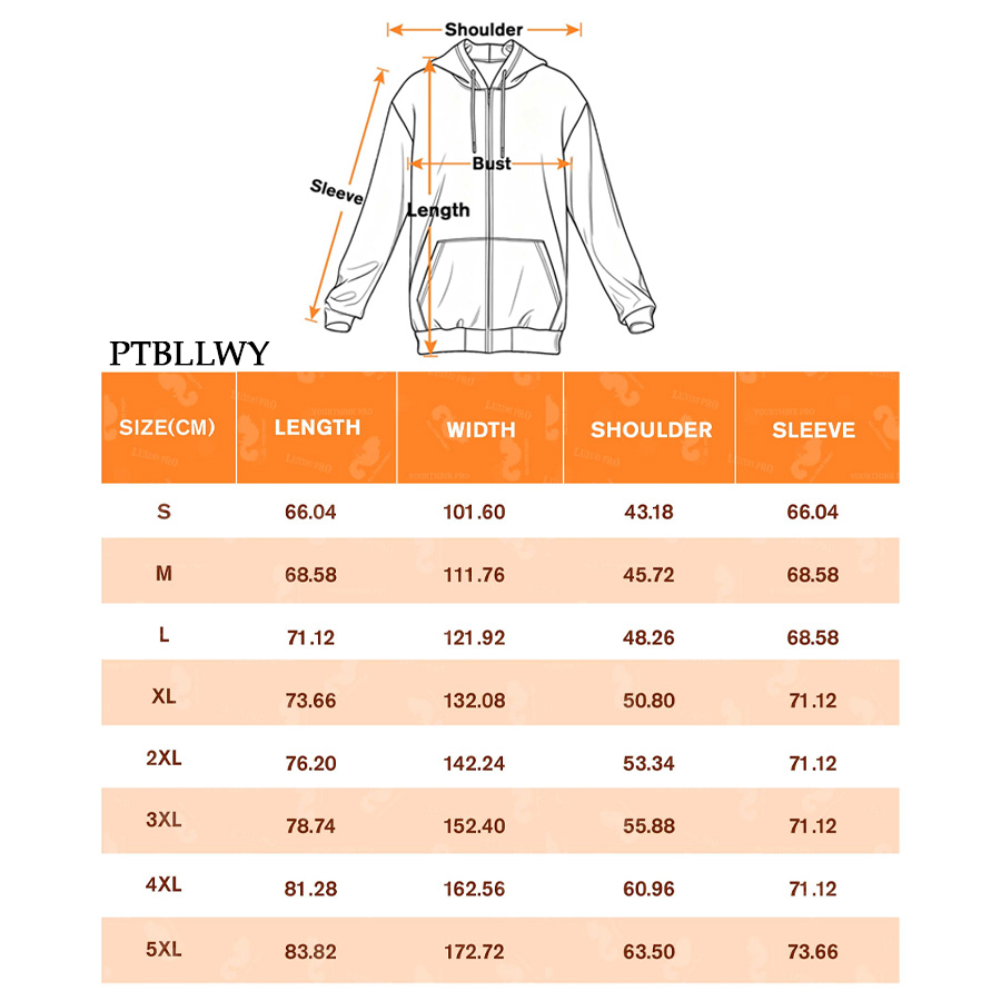 AOP Zip Up Sweatshirt