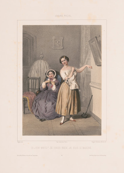Si jen mets Je crois bien je suis si maigre 1852