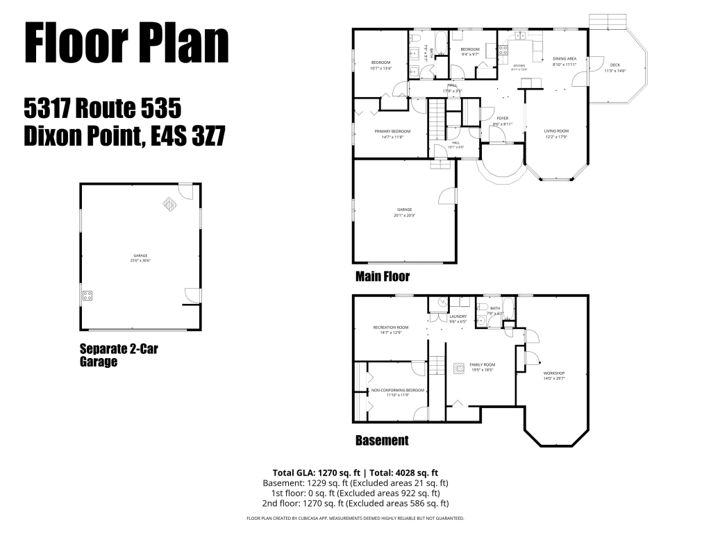 Floor plan of 5317 Route 535