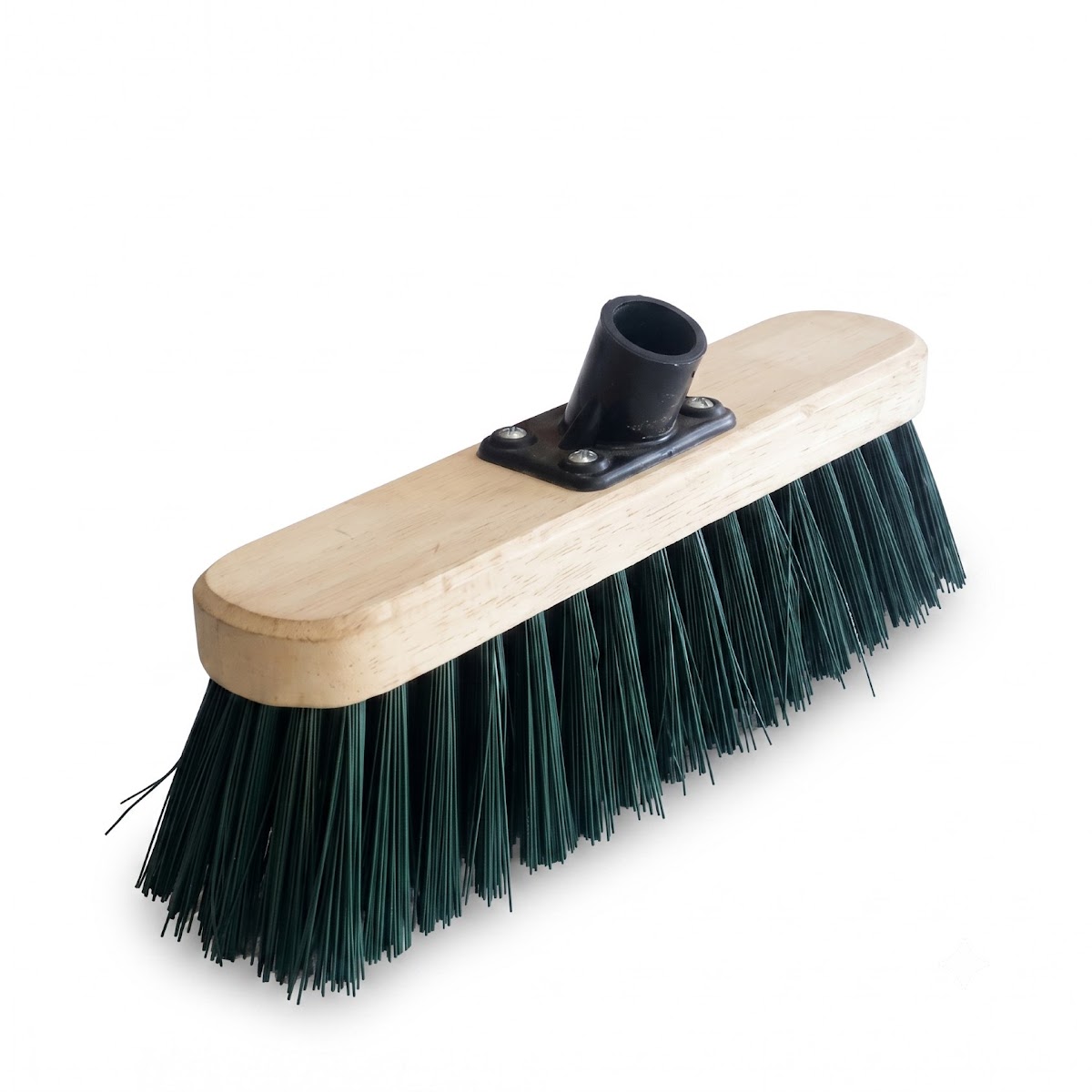 11"(57MM) GREEN PET BROOM + 4 SCREWS PUSH FIT BRACKET